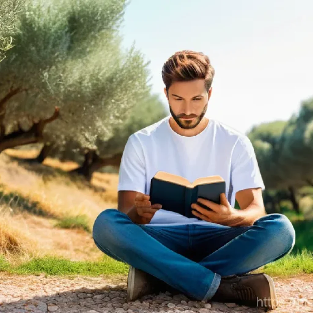 스트레스 해소를 위한 내적 평화 찾기 - **Digital Detox and Tranquility:** A young adult, dressed in comfortable, modest casual clothing (li...